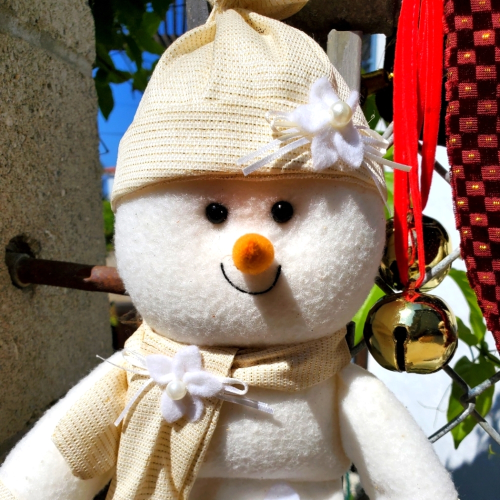 Christmas Snowman toilet paper roll holder